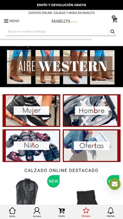 Emulate iPhone app Marlos:zapatos y bolsos online using MyAndroid Emulate iPhone app Marlos:zapatos y bolsos online using MyAndroid