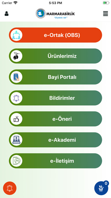 Emulate iPhone app Marmarabirlik using MyAndroid