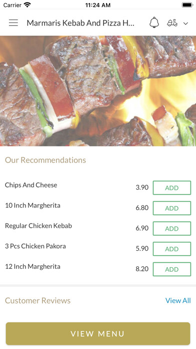 Emulate iPhone app Marmaris Kebab And Pizza Ellon using MyAndroid Emulate iPhone app Marmaris Kebab And Pizza Ellon using MyAndroid