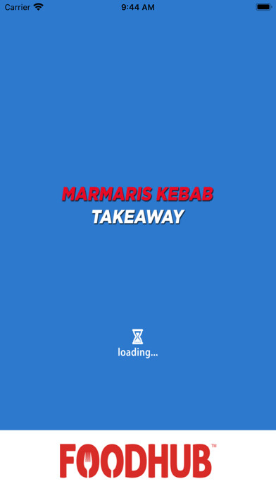 Emulate iPhone app Marmaris Kebab Takeaway using MyAndroid