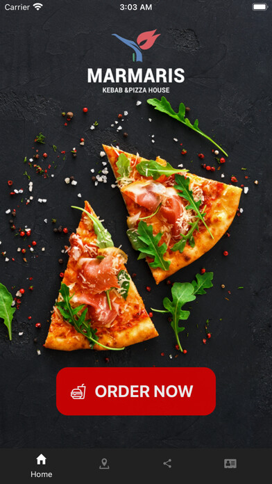 Emulate iPhone app Marmaris Perth Takeaway using MyAndroid