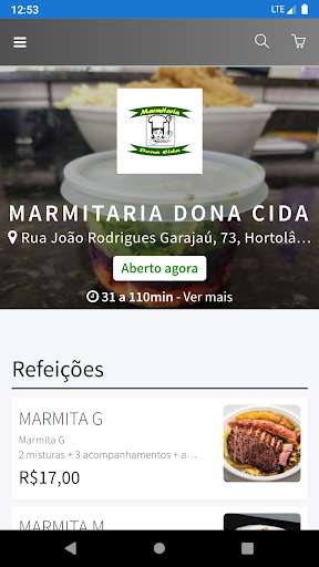 Run android online APK Marmitaria Dona Cida from MyAndroid or emulate Marmitaria Dona Cida using MyAndroid