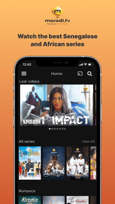 Emulate iPhone app maroditv using MyAndroid