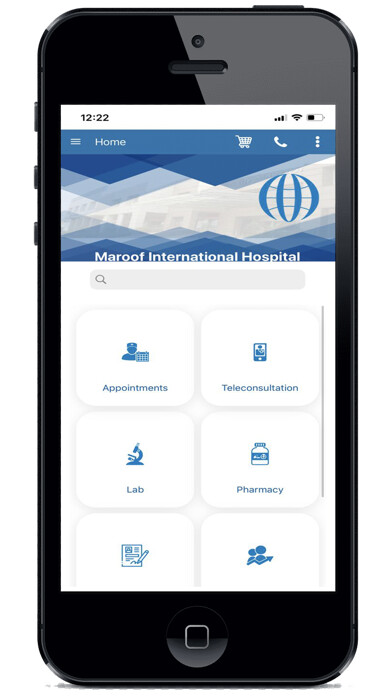 Emulate iPhone app Maroof Mobile App using MyAndroid