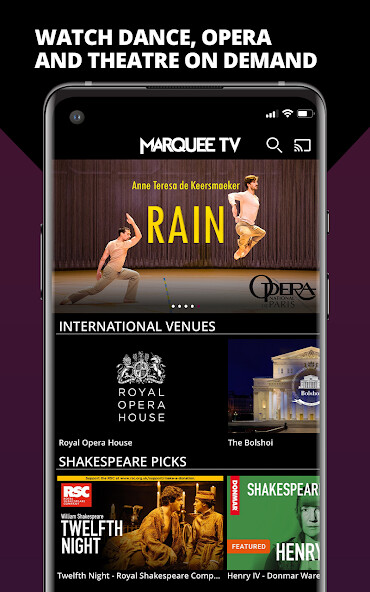 Run android online APK Marquee TV from MyAndroid or emulate Marquee TV using MyAndroid