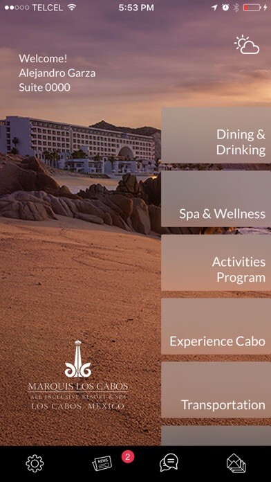 Emulate iPhone app Marquis Los Cabos Resort & Spa using MyAndroid