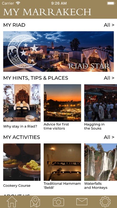 Emulate iPhone app Marrakech Riad Travel Guide using MyAndroid