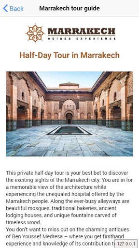 Run android online APK Marrakech Tour Guide from MyAndroid or emulate Marrakech Tour Guide using MyAndroid