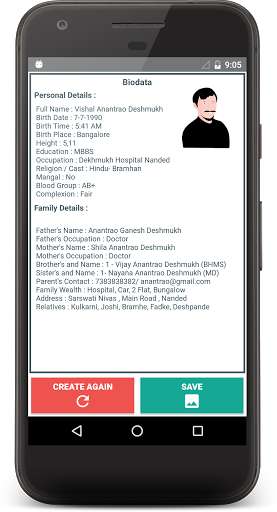 Run android online APK Marriage Biodata Generator and Maker from MyAndroid or emulate Marriage Biodata Generator and Maker using MyAndroid