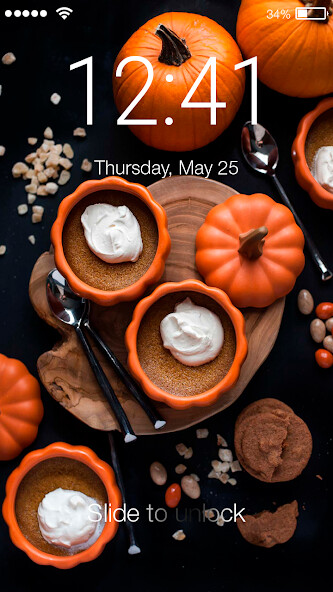 Run android online APK Marshmallow Sweet Chocolate Theme Screen Lock from MyAndroid or emulate Marshmallow Sweet Chocolate Theme Screen Lock using MyAndroid