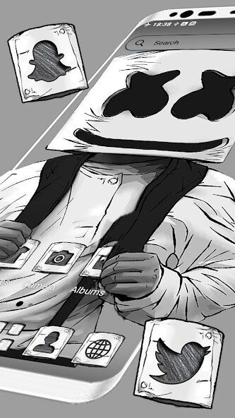 Run android online APK Marshmello Sketch Theme from MyAndroid or emulate Marshmello Sketch Theme using MyAndroid Run android online APK Marshmello Sketch Theme from MyAndroid or emulate Marshmello Sketch Theme using MyAndroid