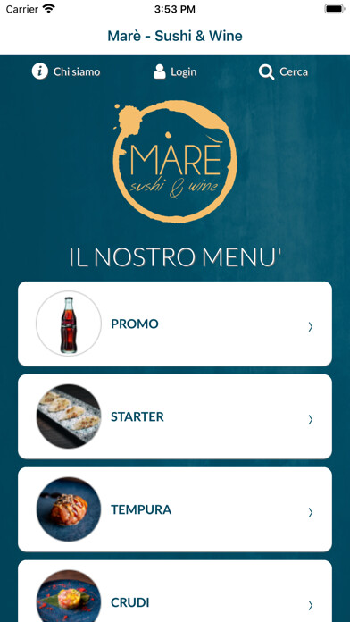 Emulate iPhone app Marè Sushi & Wine using MyAndroid Emulate iPhone app Marè Sushi & Wine using MyAndroid