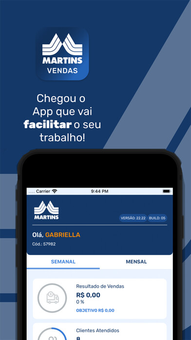 Emulate iPhone app Martins Força de Vendas using MyAndroid Emulate iPhone app Martins Força de Vendas using MyAndroid