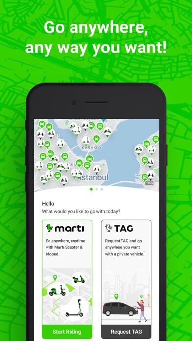Emulate iPhone app MARTI: Scooter & TAG using MyAndroid Emulate iPhone app MARTI: Scooter & TAG using MyAndroid