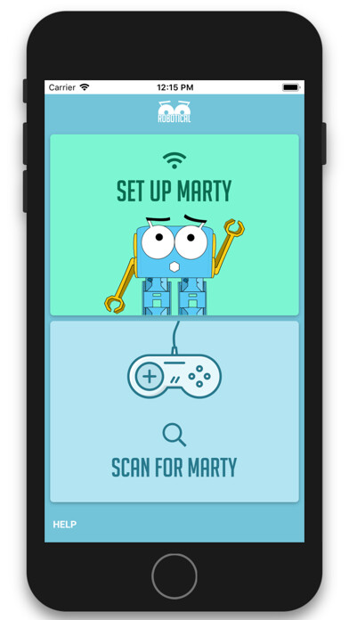 Emulate iPhone app Marty the Robot V1 using MyAndroid Emulate iPhone app Marty the Robot V1 using MyAndroid