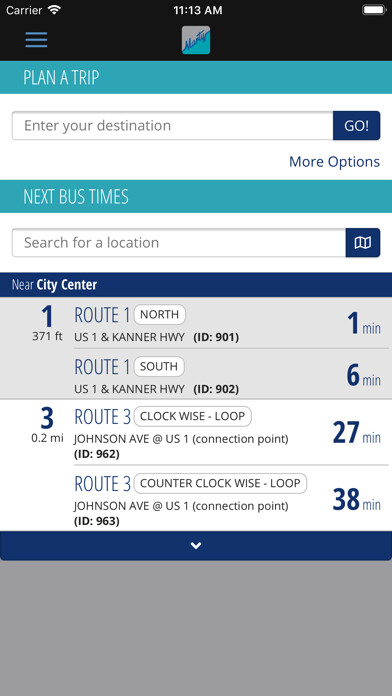 Emulate iPhone app Marty Transit using MyAndroid
