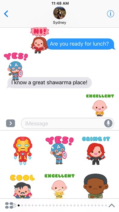 Emulate iPhone app Marvel Stickers: Hero Mix using MyAndroid Emulate iPhone app Marvel Stickers: Hero Mix using MyAndroid