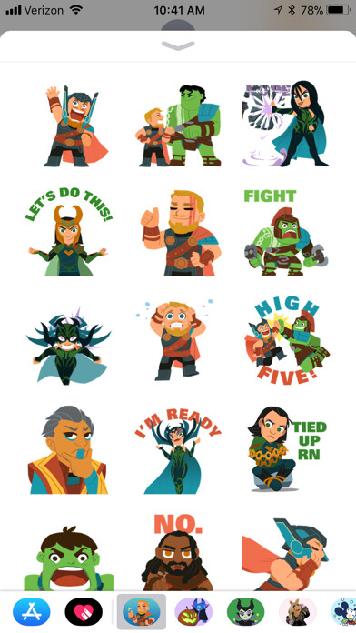 Emulate iPhone app Marvel Stickers: Thor Ragnarok using MyAndroid Emulate iPhone app Marvel Stickers: Thor Ragnarok using MyAndroid
