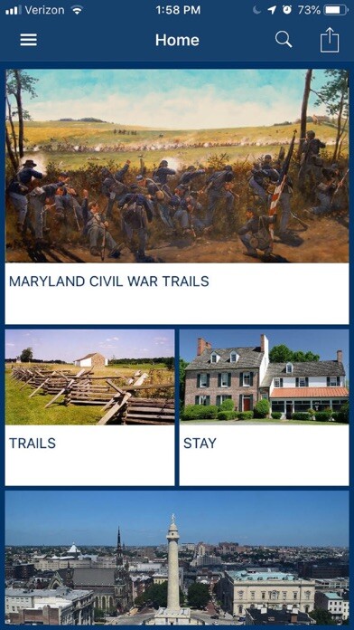 Run android online APK Maryland Civil War Trails from MyAndroid or emulate Maryland Civil War Trails using MyAndroid