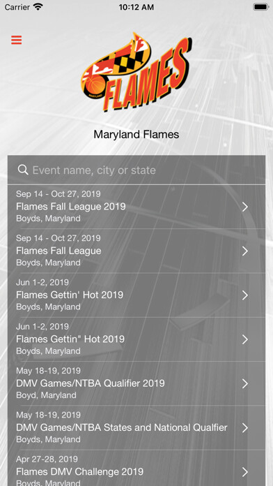 Emulate iPhone app Maryland Flames using MyAndroid