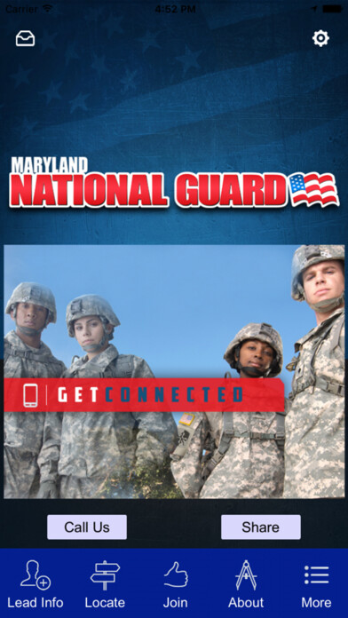 Emulate iPhone app Maryland National Guard using MyAndroid Emulate iPhone app Maryland National Guard using MyAndroid