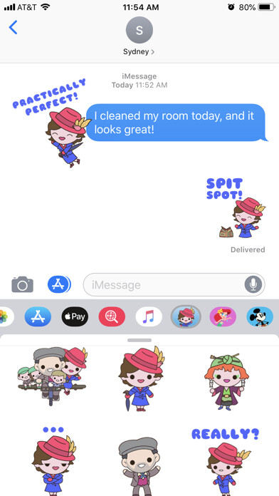 Emulate iPhone app Mary Poppins Returns Stickers using MyAndroid Emulate iPhone app Mary Poppins Returns Stickers using MyAndroid