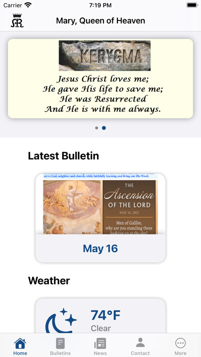 Emulate iPhone app Mary Queen of Heaven Catholic using MyAndroid Emulate iPhone app Mary Queen of Heaven Catholic using MyAndroid