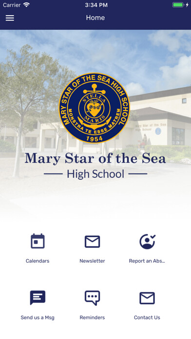 Emulate iPhone app Mary Star of the Sea H.S. using MyAndroid Emulate iPhone app Mary Star of the Sea H.S. using MyAndroid