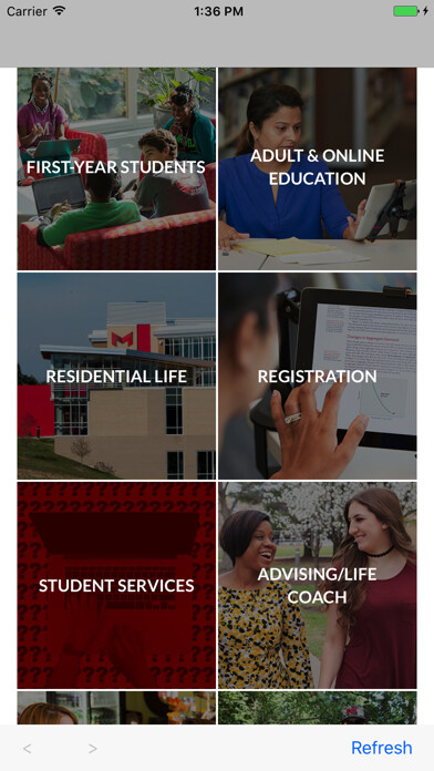 Emulate iPhone app Maryville University using MyAndroid Emulate iPhone app Maryville University using MyAndroid