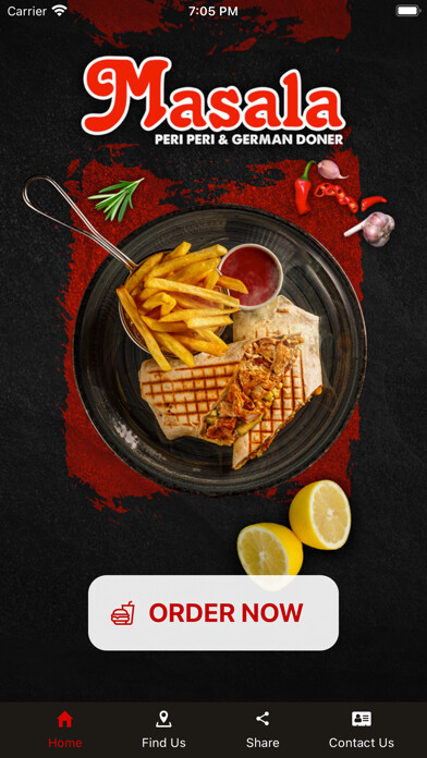 Emulate iPhone app Masala Tandoori using MyAndroid Emulate iPhone app Masala Tandoori using MyAndroid