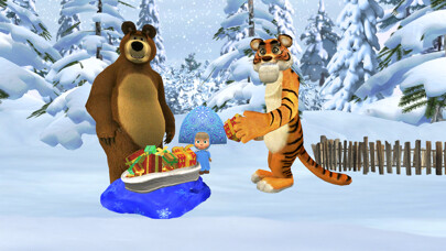 Emulate iPhone app Masha and The Bear: Xmas using MyAndroid Emulate iPhone app Masha and The Bear: Xmas using MyAndroid