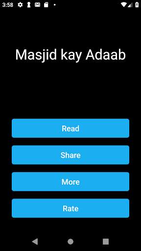 Run android online APK Masjid ke Adaab from MyAndroid or emulate Masjid ke Adaab using MyAndroid