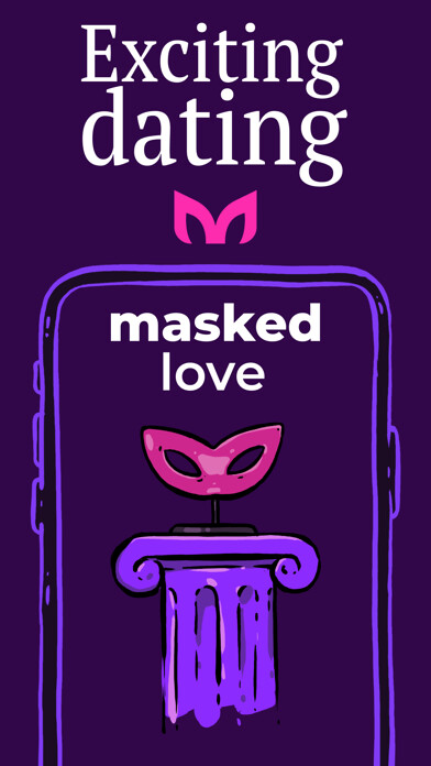 Emulate iPhone app Masked Love - Anonymous Dating using MyAndroid