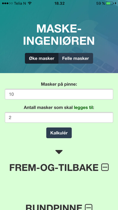 Emulate iPhone app Maske-Ingeniøren using MyAndroid