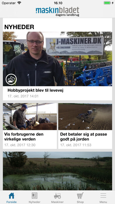 Emulate iPhone app Maskinbladet using MyAndroid Emulate iPhone app Maskinbladet using MyAndroid