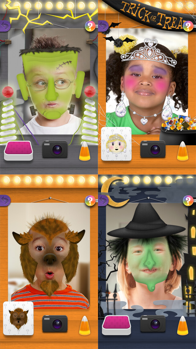 Emulate iPhone app Mask Jumble Halloween using MyAndroid Emulate iPhone app Mask Jumble Halloween using MyAndroid