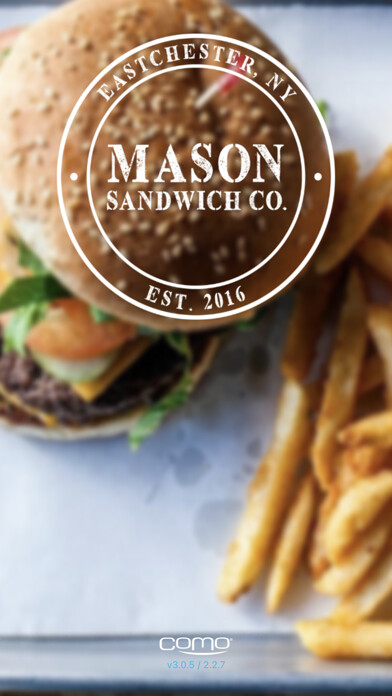 Emulate iPhone app Mason Eats using MyAndroid