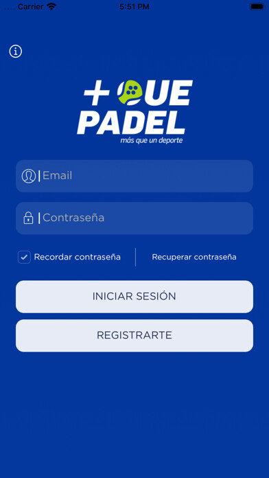 Emulate iPhone app Mas Que Padel Argentina using MyAndroid Emulate iPhone app Mas Que Padel Argentina using MyAndroid