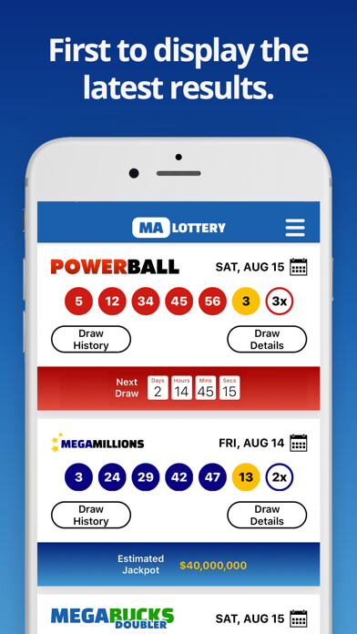 Emulate iPhone app Massachusetts Lotto Results using MyAndroid Emulate iPhone app Massachusetts Lotto Results using MyAndroid