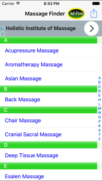 Emulate iPhone app Massage Finder: Find In Home & Mobile Therapist using MyAndroid Emulate iPhone app Massage Finder: Find In Home & Mobile Therapist using MyAndroid