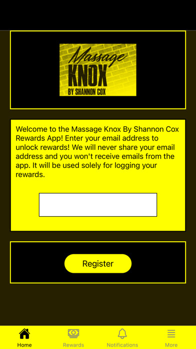 Emulate iPhone app Massage Knox By Shannon Cox using MyAndroid