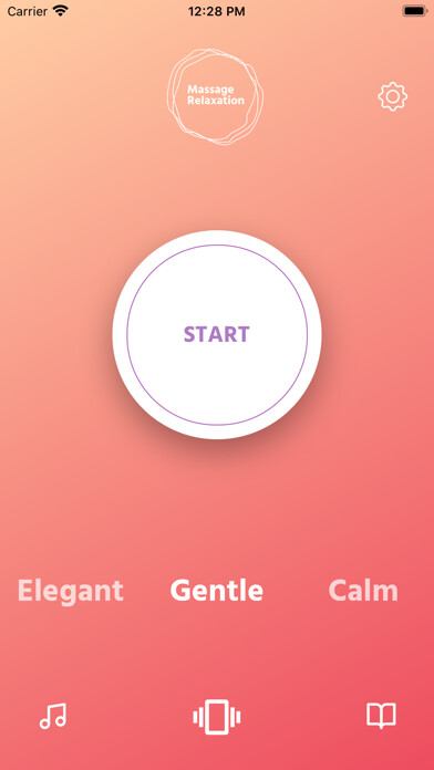 Emulate iPhone app Massage Relaxation using MyAndroid