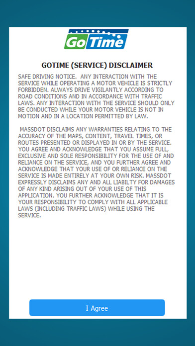 Emulate iPhone app MassDOT GoTime using MyAndroid