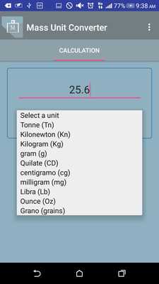 Emulate Android APK Mass unit converter: Tn, Kn, Kg, g, cg, Lb, Oz Emulate Android APK Mass unit converter: Tn, Kn, Kg, g, cg, Lb, Oz