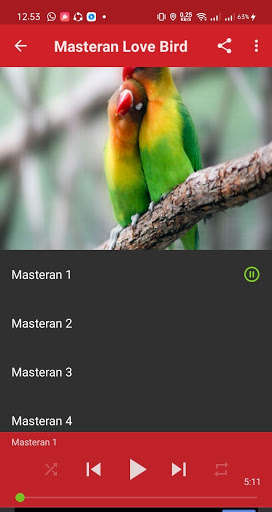 Run android online APK Masteran LoveBird Offline from MyAndroid or emulate Masteran LoveBird Offline using MyAndroid