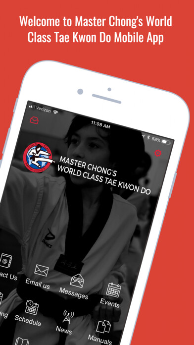 Emulate iPhone app Master Chong’s World Class TKD using MyAndroid
