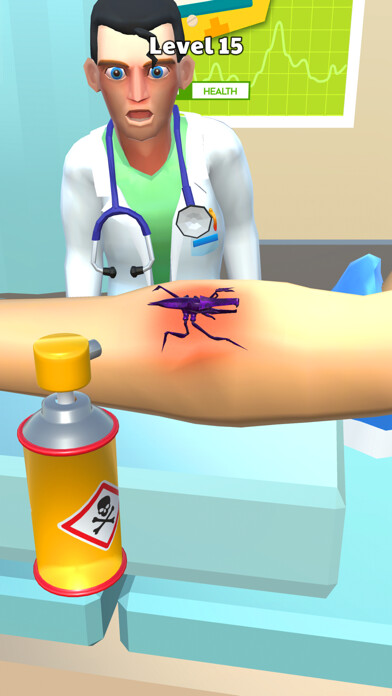 Emulate iPhone app Master Doctor 3D using MyAndroid