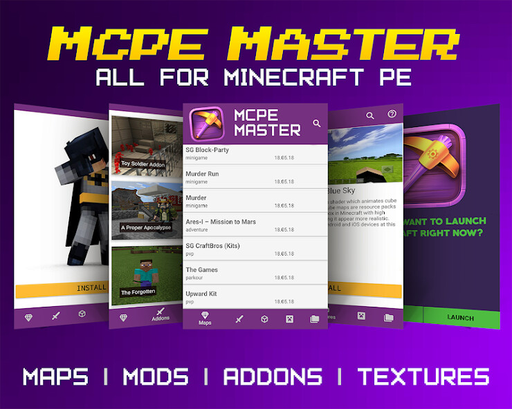 Run android online APK Master For Minecraft - Mods from MyAndroid or emulate Master For Minecraft - Mods using MyAndroid