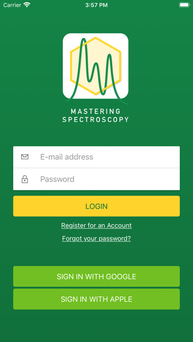 Emulate iPhone app Mastering Spectroscopy using MyAndroid Emulate iPhone app Mastering Spectroscopy using MyAndroid