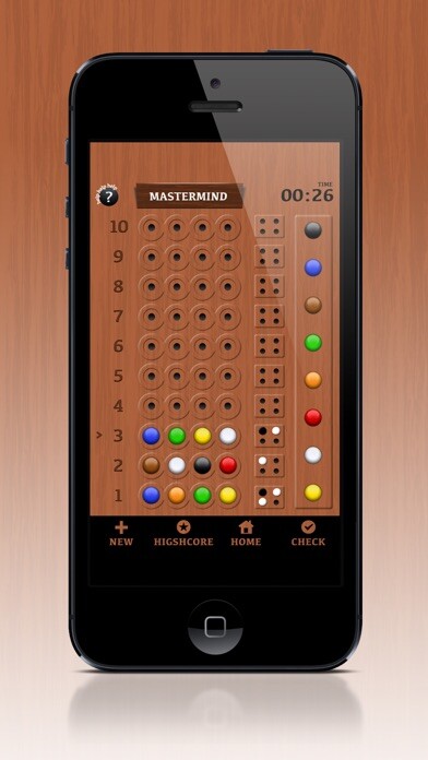 Emulate iPhone app Mastermind – Classic using MyAndroid